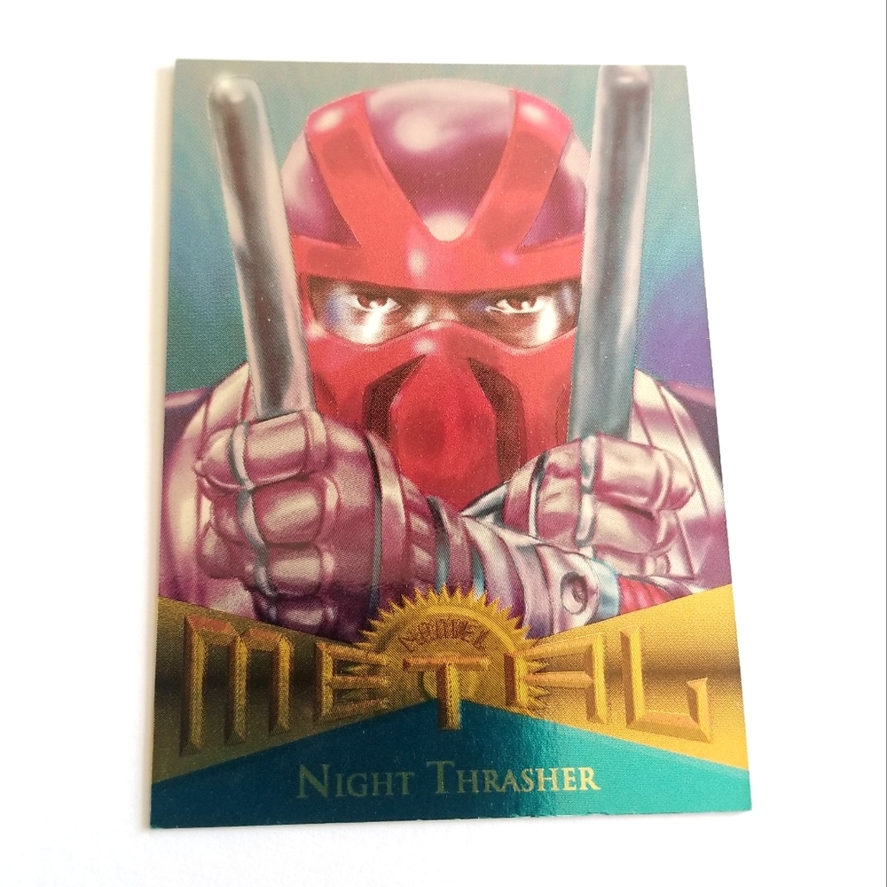 Vintage Marvel Metal trading card from 1995 Night Thrasher card #66